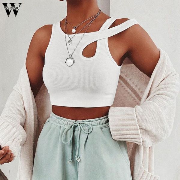 women's tanks & camis womail crop women vest overlap cross sling debardeur summer cropped feminino camisole bralette tank club, White
women's tanks & camis womail crop women vest overlap cross sling debardeur summer cropped feminino camisole bralette tank club, White