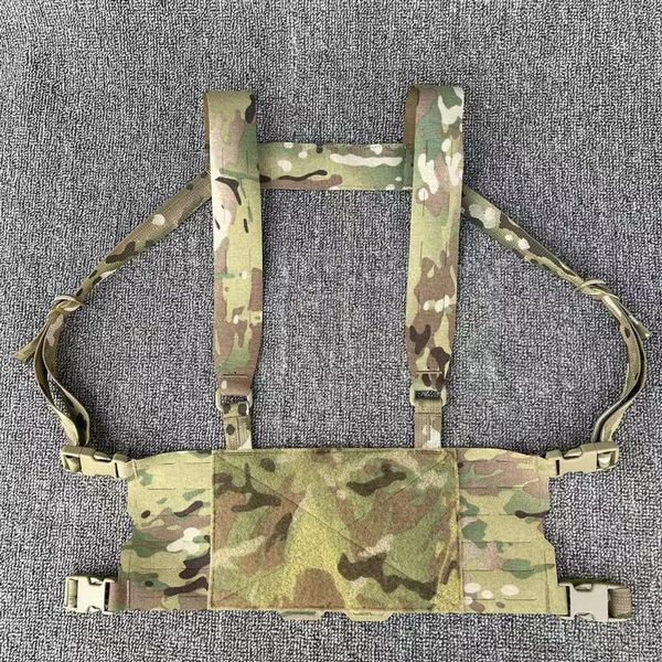 hunting jackets lightweight chest rig tactical military laser cutting harness molle hanging front vest equipment, Camo;black
hunting jackets lightweight chest rig tactical military laser cutting harness molle hanging front vest equipment, Camo;black