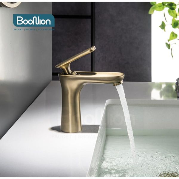 boonion brass basin mixer brushed gold bathroom tap single handle & cold hole simple style sink faucets
boonion brass basin mixer brushed gold bathroom tap single handle & cold hole simple style sink faucets