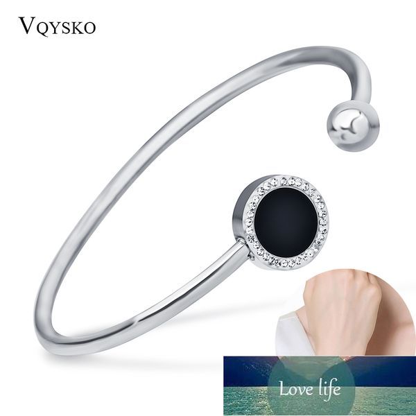 316l stainless steel bracelet with round crystal buckle bracelets bangles for women party gifts cuff jeweley design factory price expert des, Black
316l stainless steel bracelet with round crystal buckle bracelets bangles for women party gifts cuff jeweley design factory price expert des, Black