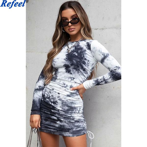 casual dresses sheath tie-dye ruched fold drawstring dress women fashion long sleeve mini skinny street, Black;gray
casual dresses sheath tie-dye ruched fold drawstring dress women fashion long sleeve mini skinny street, Black;gray
