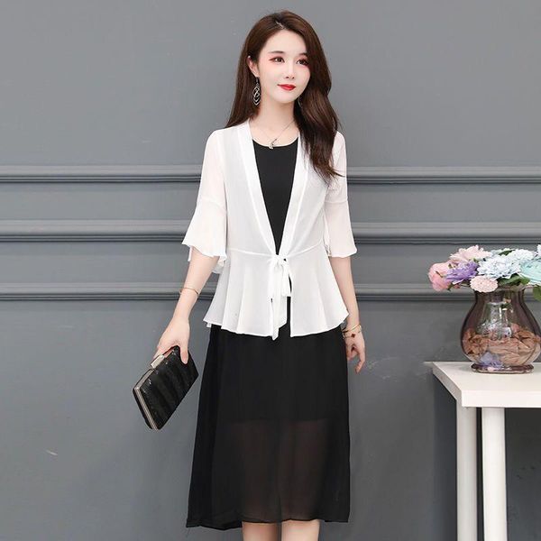 women's knits & tees chiffon boho cardigan women blouse summer short sleeve office lady plus size shirt loose sunscreen cardigans overs, White
women's knits & tees chiffon boho cardigan women blouse summer short sleeve office lady plus size shirt loose sunscreen cardigans overs, White