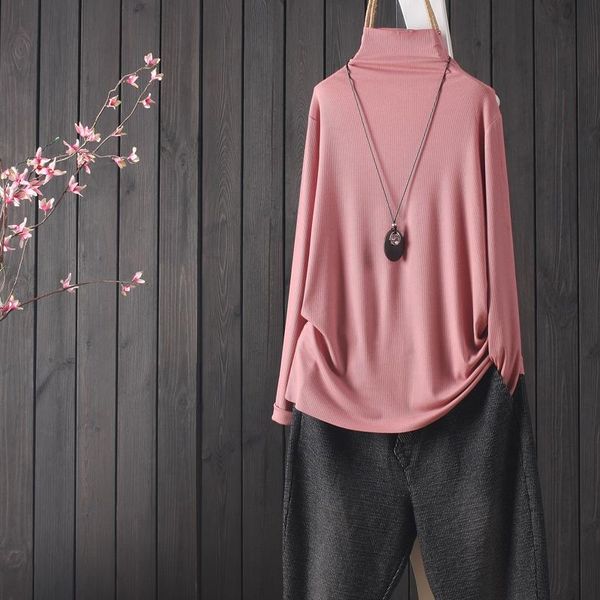 women's vests autumn loose casual cotton blended elastic bottomed shirt for wear, solid color high neck long sleeve top, Black;white
women's vests autumn loose casual cotton blended elastic bottomed shirt for wear, solid color high neck long sleeve top, Black;white