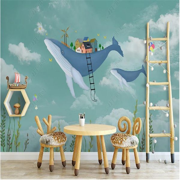 nordic mural 3d wallpaper for kids room creative watercolor sea whale children's background wall papers home decor wallpapers
nordic mural 3d wallpaper for kids room creative watercolor sea whale children's background wall papers home decor wallpapers