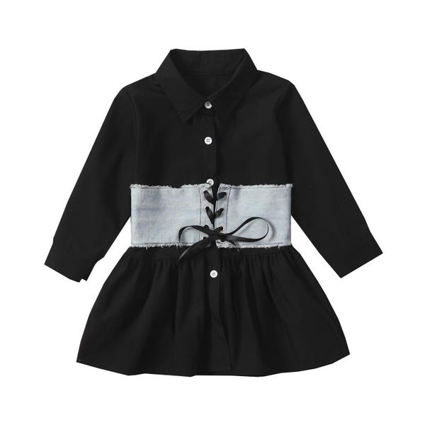clothing sets 2021 1-6y fashion kids girl autumn black solid long sleeve turn-down neck shirt dress+bandage denim vest outfits 2pcs, White
clothing sets 2021 1-6y fashion kids girl autumn black solid long sleeve turn-down neck shirt dress+bandage denim vest outfits 2pcs, White