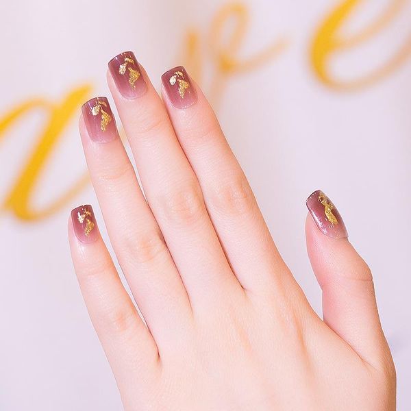 false nails 24pcs fake with design purple gold leaf wear short paragraph fashion manicure patch glue wearable nail dl, Red;gold
false nails 24pcs fake with design purple gold leaf wear short paragraph fashion manicure patch glue wearable nail dl, Red;gold