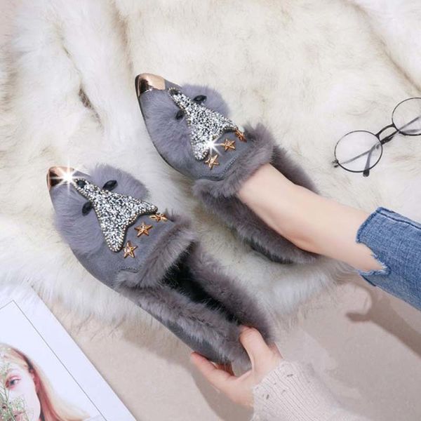 sandals winter warmer flats shoes women cotton female boots plush velvet thick hairy snow cute pb1j, Black
sandals winter warmer flats shoes women cotton female boots plush velvet thick hairy snow cute pb1j, Black