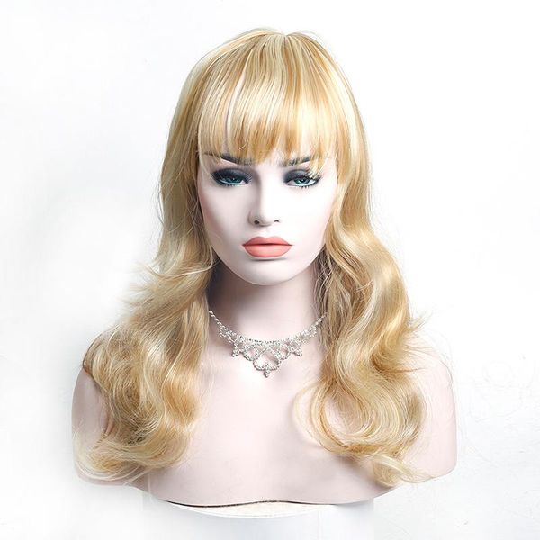 synthetic wigs mid-length big wave headgear fashion trend natural net red korean wig, Black
synthetic wigs mid-length big wave headgear fashion trend natural net red korean wig, Black