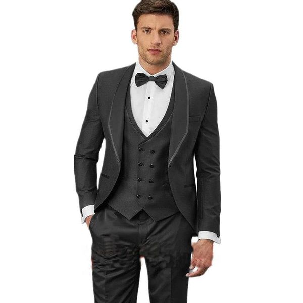 men's suits & blazers handsome formal black men suit prom tuxedo slim fit 3 piece groom wear wedding for custom made blazer terno masuc, White;black
men's suits & blazers handsome formal black men suit prom tuxedo slim fit 3 piece groom wear wedding for custom made blazer terno masuc, White;black