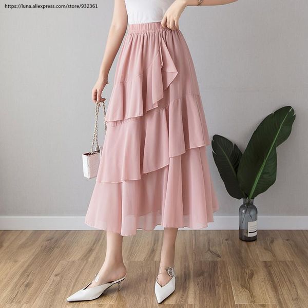 skirts fashion asymmetric multilayer long skirt women summer beach cake plus size white pink 6 color clothes falda larga, Black
skirts fashion asymmetric multilayer long skirt women summer beach cake plus size white pink 6 color clothes falda larga, Black