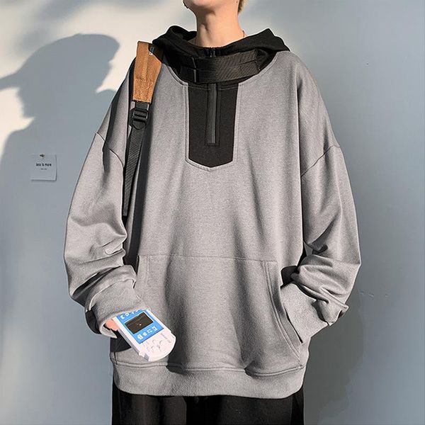 men's hoodies & sweatshirts w5208 autumn men hooded contrast color patchwork pockets harajuku high street sport male student tracksuit, Black
men's hoodies & sweatshirts w5208 autumn men hooded contrast color patchwork pockets harajuku high street sport male student tracksuit, Black