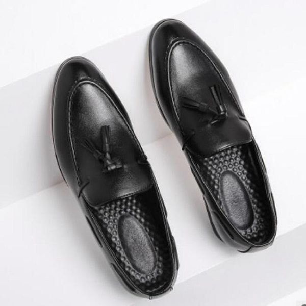 dress shoes est men tassels formal italian loafers luxury wedding male office flats red 1a1, Black
dress shoes est men tassels formal italian loafers luxury wedding male office flats red 1a1, Black