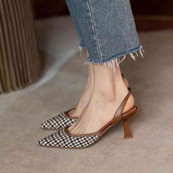 dress shoes nova sandália feminina sapatos finos bombas de salto alto vestido senhoras clássico rasa moda dedo do pé apontado slingback mula, Black
dress shoes nova sandália feminina sapatos finos bombas de salto alto vestido senhoras clássico rasa moda dedo do pé apontado slingback mula, Black