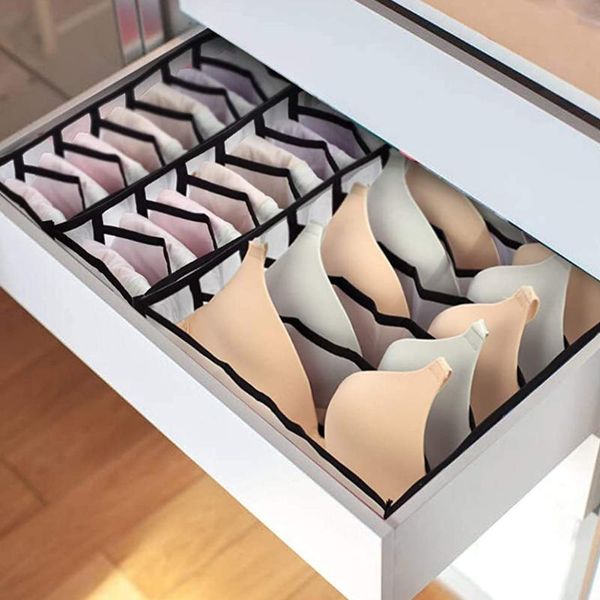 storage drawers 5pcs bra boxes underwear clothes organizer drawer nylon divider closet for folding ties socks shorts
storage drawers 5pcs bra boxes underwear clothes organizer drawer nylon divider closet for folding ties socks shorts