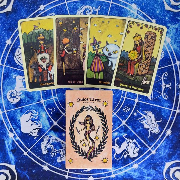 delos tarot cards divination deck entertainment party board game support drop shipping 78 pcs/box
delos tarot cards divination deck entertainment party board game support drop shipping 78 pcs/box