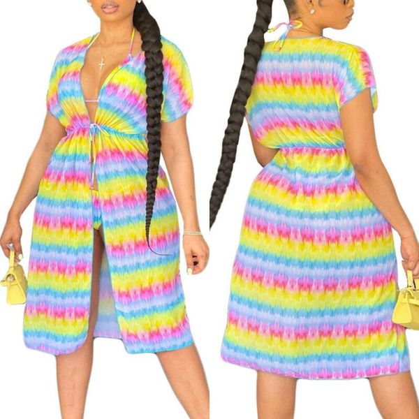 one-piece suits women's plus size beachwear rainbow color swimsuit halter bikini tankini set summer
one-piece suits women's plus size beachwear rainbow color swimsuit halter bikini tankini set summer