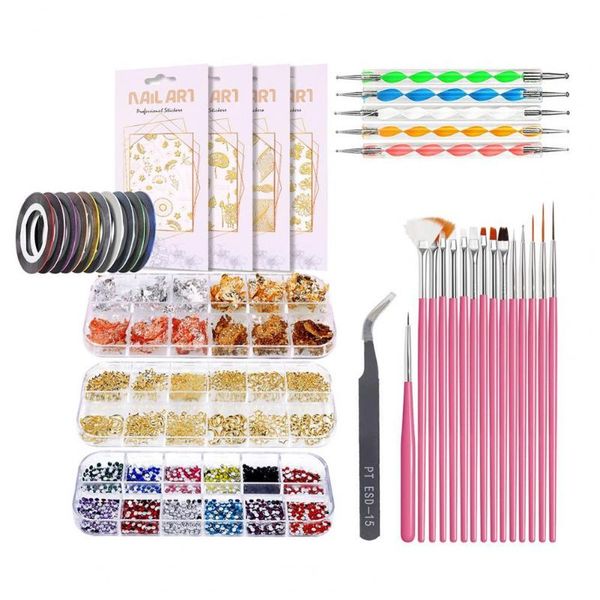 nail art kits 1set pen tweezer acrylic sequins stickers drawing liner glitter set for women manicure diy
nail art kits 1set pen tweezer acrylic sequins stickers drawing liner glitter set for women manicure diy