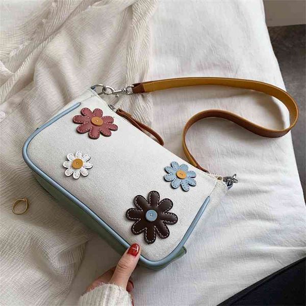 french minority women's spring and summer 2020 new fashion flower stick bag canvas simple armpit bag
french minority women's spring and summer 2020 new fashion flower stick bag canvas simple armpit bag