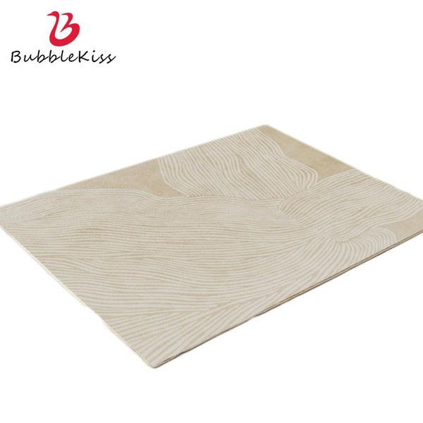 

carpets bubble kiss modern abstract art for bedroom beige simple stripe living room area rugs coffee tables anti-slip floor rug