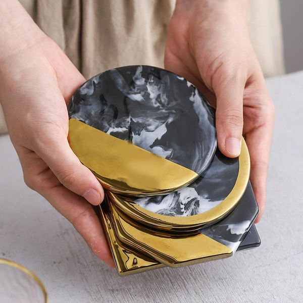 mats & pads nordic ceramic coasters coffee cup ink wind cushion round gold rim insulation home
mats & pads nordic ceramic coasters coffee cup ink wind cushion round gold rim insulation home
