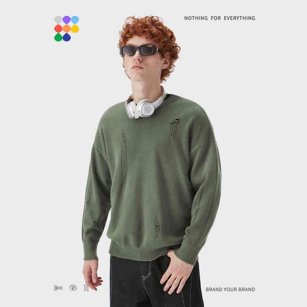 inflation crewneck knit for women jumpers 2021 fall fashion ripped oversized sweater men hip hop pullovers couple, Black
inflation crewneck knit for women jumpers 2021 fall fashion ripped oversized sweater men hip hop pullovers couple, Black