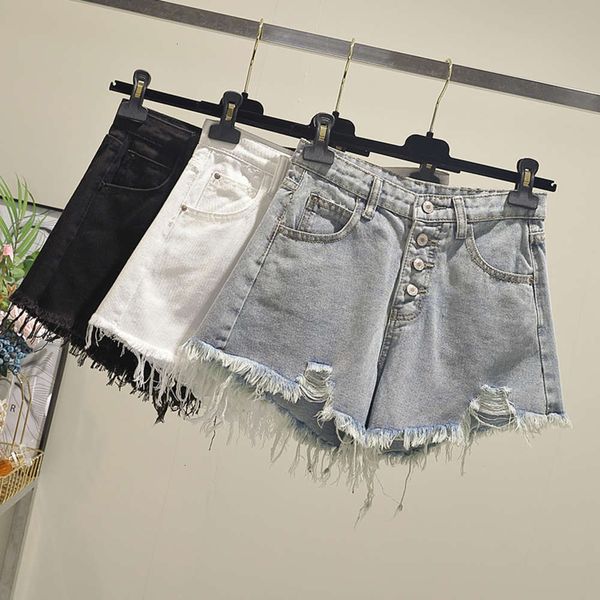 women's jeans denim shorts 2021 summer a-line high waist slim ins big size fat mm loose white pants aese, Blue
women's jeans denim shorts 2021 summer a-line high waist slim ins big size fat mm loose white pants aese, Blue