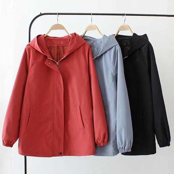 plus size trench coats women 2021 spring autumn casual loose hooded long sleeve female windbreaker korean outerwear women's, Tan;black
plus size trench coats women 2021 spring autumn casual loose hooded long sleeve female windbreaker korean outerwear women's, Tan;black