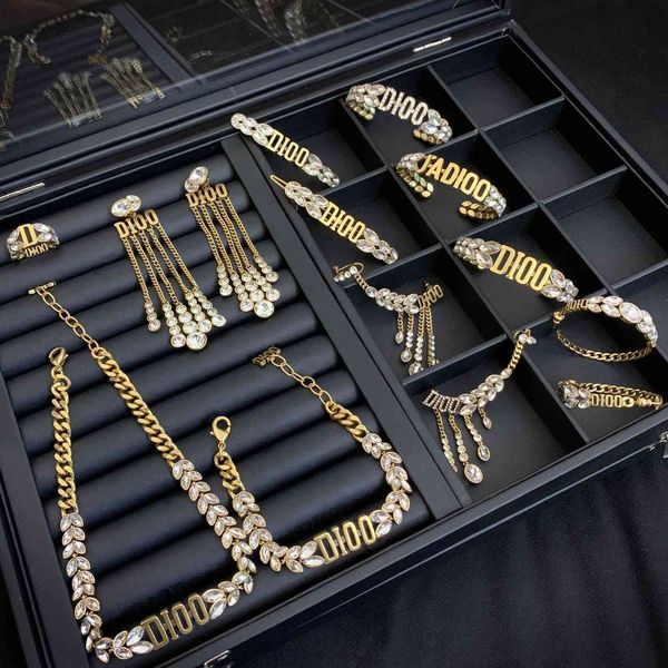 luxury designer fashion necklace d family female dijia net red letter tassel clip rings wheat ear bracelet, Red;brown
luxury designer fashion necklace d family female dijia net red letter tassel clip rings wheat ear bracelet, Red;brown