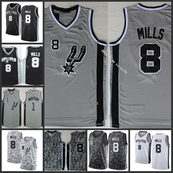 san antonio spurs men #8 patrick8 mills 1 kyle8 anderson retro basketball jersey, Black
san antonio spurs men #8 patrick8 mills 1 kyle8 anderson retro basketball jersey, Black