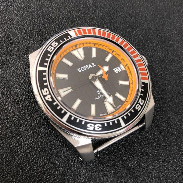wristwatches bomax watch 43mm orange inner shadow stainless steel case sapphire glass green luminous japanese nh35 movement a3, Slivery;brown
wristwatches bomax watch 43mm orange inner shadow stainless steel case sapphire glass green luminous japanese nh35 movement a3, Slivery;brown