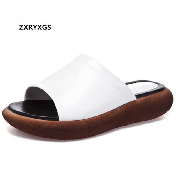 dress shoes 2021 est soft comhide summer leather sandals ladies slippers casual platform simple open woman, Black
dress shoes 2021 est soft comhide summer leather sandals ladies slippers casual platform simple open woman, Black