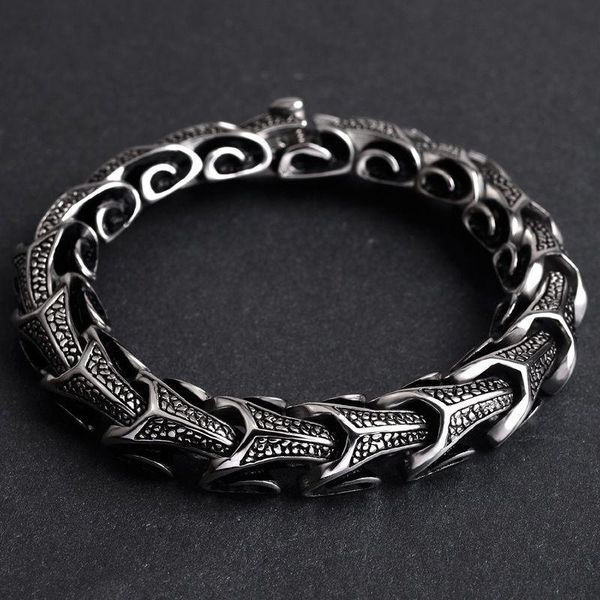charm bracelets 2021 european and american punk style domineering keel bracelet men's rock trendsetter personality titanium steel retro, Golden;silver
charm bracelets 2021 european and american punk style domineering keel bracelet men's rock trendsetter personality titanium steel retro, Golden;silver