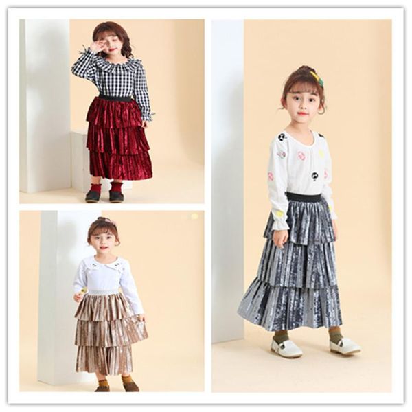 2-9 years kids skirts spring autumn gold velvet skirt for girls fashion cake pleated baby children, Blue
2-9 years kids skirts spring autumn gold velvet skirt for girls fashion cake pleated baby children, Blue