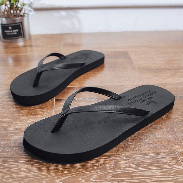 summer fashion mens sandals flip flops beach sandals solid color wear-resistant casual shoes wholesale 7594, Black
summer fashion mens sandals flip flops beach sandals solid color wear-resistant casual shoes wholesale 7594, Black