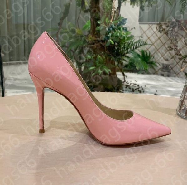 2021 designer classic new fashion women's heels red soles pointed wedding party shoes, Black
2021 designer classic new fashion women's heels red soles pointed wedding party shoes, Black