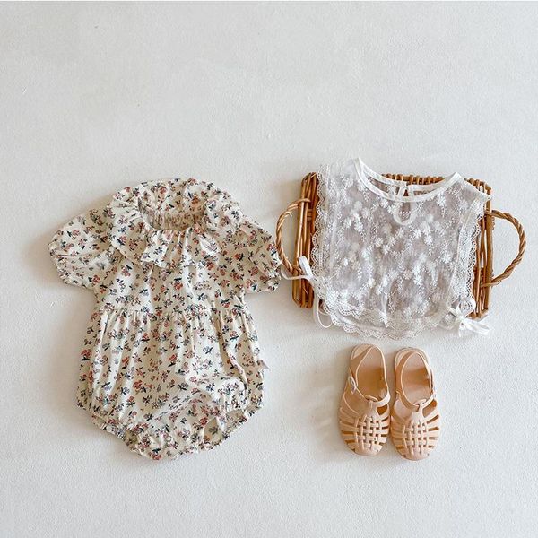 born romper baby girls korean style floral clothes+lace vest infant toddler 2021 summer short sleeve bodys girl clothes jumpsuits, Blue
born romper baby girls korean style floral clothes+lace vest infant toddler 2021 summer short sleeve bodys girl clothes jumpsuits, Blue