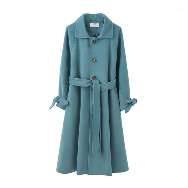 women's wool & blends perhaps u women vintage blue pink blend coat long sleeve pocket sash belt turn down collar button winter c0506, Black
women's wool & blends perhaps u women vintage blue pink blend coat long sleeve pocket sash belt turn down collar button winter c0506, Black