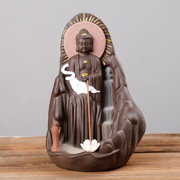 fragrance lamps buddha backflow incense burner ceramic guanyin sculpture smoke waterfall sticks holder with 20 pcs cones home decor
fragrance lamps buddha backflow incense burner ceramic guanyin sculpture smoke waterfall sticks holder with 20 pcs cones home decor