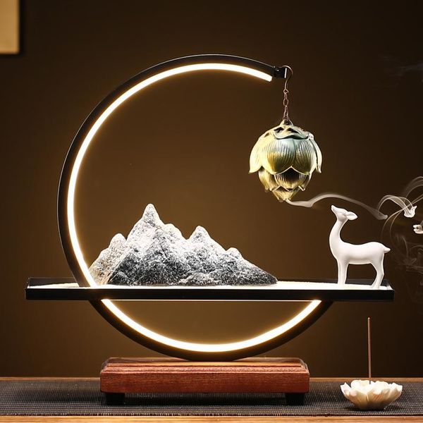large chinese retro incense burner led backflow waterfall holder bruleur encens oil da60xb fragrance lamps
large chinese retro incense burner led backflow waterfall holder bruleur encens oil da60xb fragrance lamps