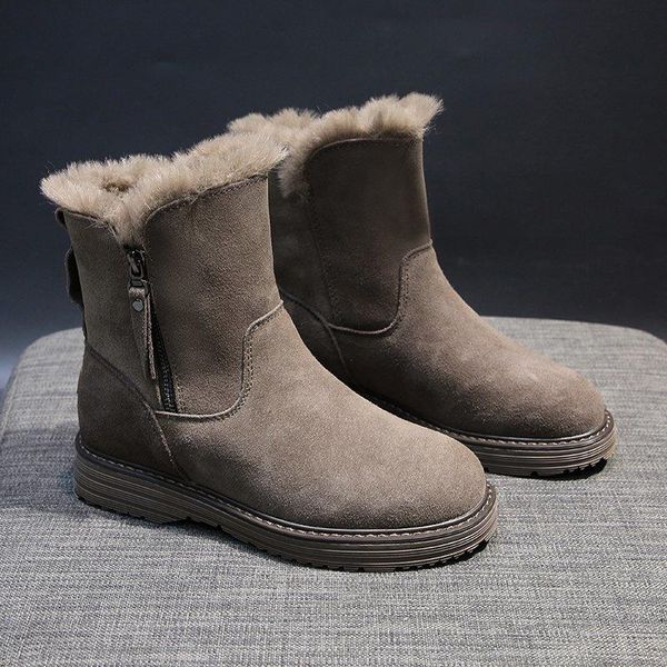 boots -selling casual ankle women's zipper flat short plush winter warm fashion non-slip outdoor, Black
boots -selling casual ankle women's zipper flat short plush winter warm fashion non-slip outdoor, Black
