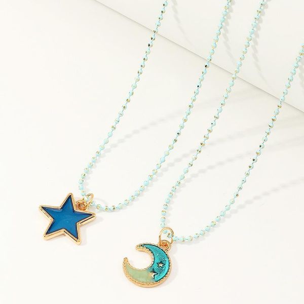 pendant necklaces 2pcs cute butterfly beads chain star moon beaded necklace set for girls children birthday gifts jewelry 2021, Silver
pendant necklaces 2pcs cute butterfly beads chain star moon beaded necklace set for girls children birthday gifts jewelry 2021, Silver