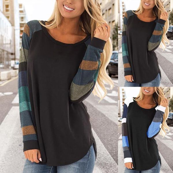 women's blouses & shirts women harajuku patchwork oversized t-shirt streetwear ladies clothing long sleeve casual t shirt female 2021, White
women's blouses & shirts women harajuku patchwork oversized t-shirt streetwear ladies clothing long sleeve casual t shirt female 2021, White