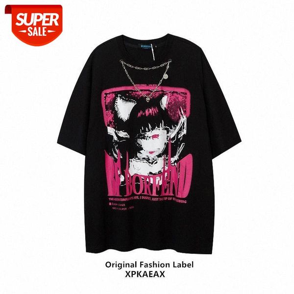[xpkaeax original fashion brand european and american hip-hop t-shirt summer high street hiphop fried shirt men's short-sleeved belt i, White;black
[xpkaeax original fashion brand european and american hip-hop t-shirt summer high street hiphop fried shirt men's short-sleeved belt i, White;black