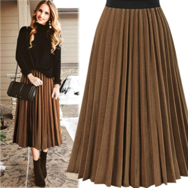 skirts 2021 spring summer fashion european american style solid color chiffon pleated skirt wild retro street women's #7120, Black
skirts 2021 spring summer fashion european american style solid color chiffon pleated skirt wild retro street women's #7120, Black