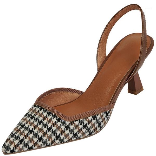 sandals women's genuine leather bordered fabric patchwork pointed toe slip-on pumps slingback thin high heel summer elegant ladies shoe, Black
sandals women's genuine leather bordered fabric patchwork pointed toe slip-on pumps slingback thin high heel summer elegant ladies shoe, Black