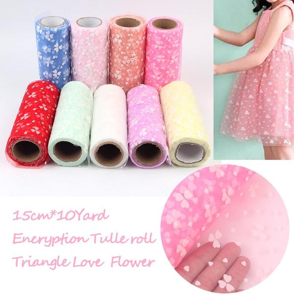 15cm*10yard love flower colorful tulle spool craft organza diy runner rolls gauze for wedding party christmas decoration
15cm*10yard love flower colorful tulle spool craft organza diy runner rolls gauze for wedding party christmas decoration