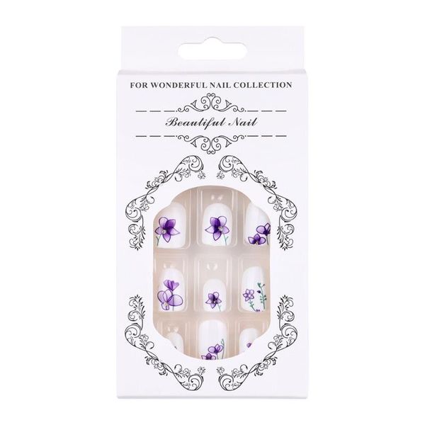 false nails full cover removable smudged ink flower fake nail 24 pcs/set short patch, Red;gold
false nails full cover removable smudged ink flower fake nail 24 pcs/set short patch, Red;gold