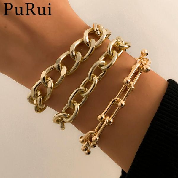 link, chain 3pcs/set bracelet for women cuban chunky link bracelets bangles charm friends jewelry 2021 pulseiras masculina, Black
link, chain 3pcs/set bracelet for women cuban chunky link bracelets bangles charm friends jewelry 2021 pulseiras masculina, Black