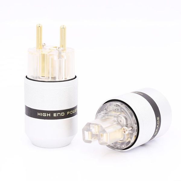 smart power plugs one pair high end gold plated schuko connector+iec female plug
smart power plugs one pair high end gold plated schuko connector+iec female plug