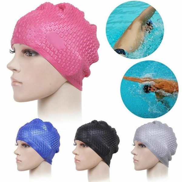 swimming caps men women silicone swim pool hat cap waterproof adults protect silicon ear plug large p9o0
swimming caps men women silicone swim pool hat cap waterproof adults protect silicon ear plug large p9o0